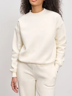 Womens Neoprene Sweatshirt - Ecru