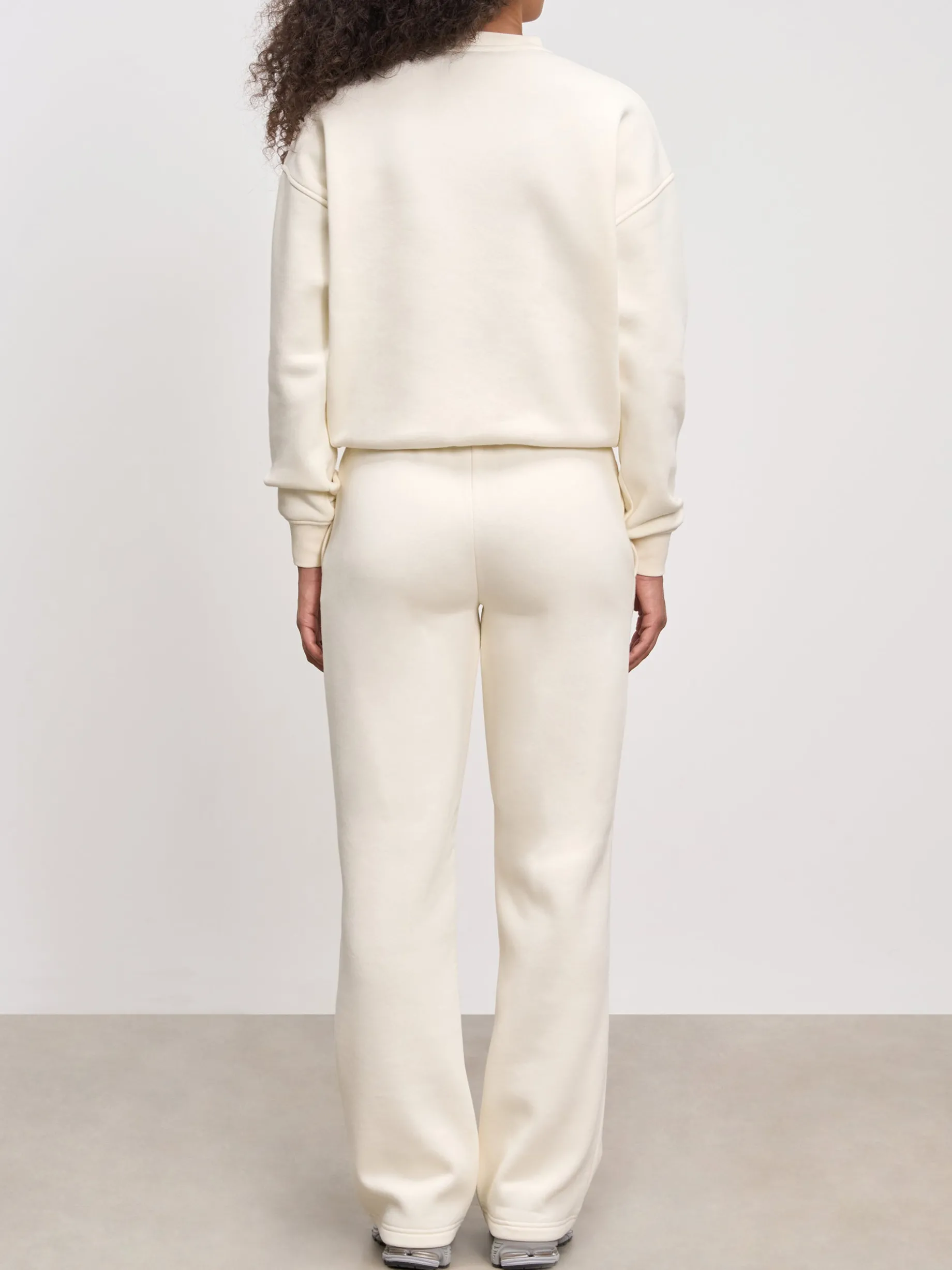 Womens Neoprene Sweatshirt - Ecru
