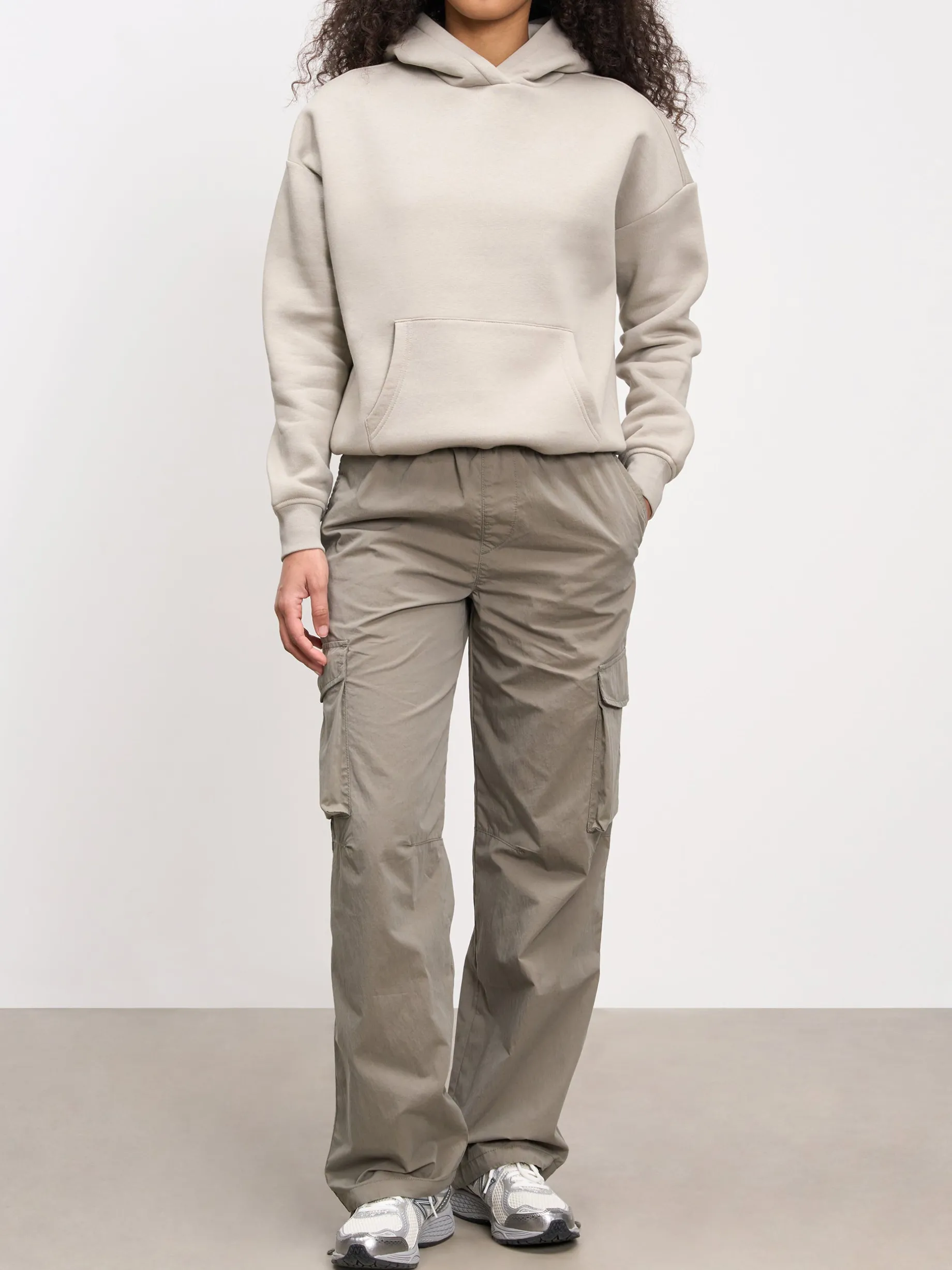 Womens Parachute Cargo Pant - Olive