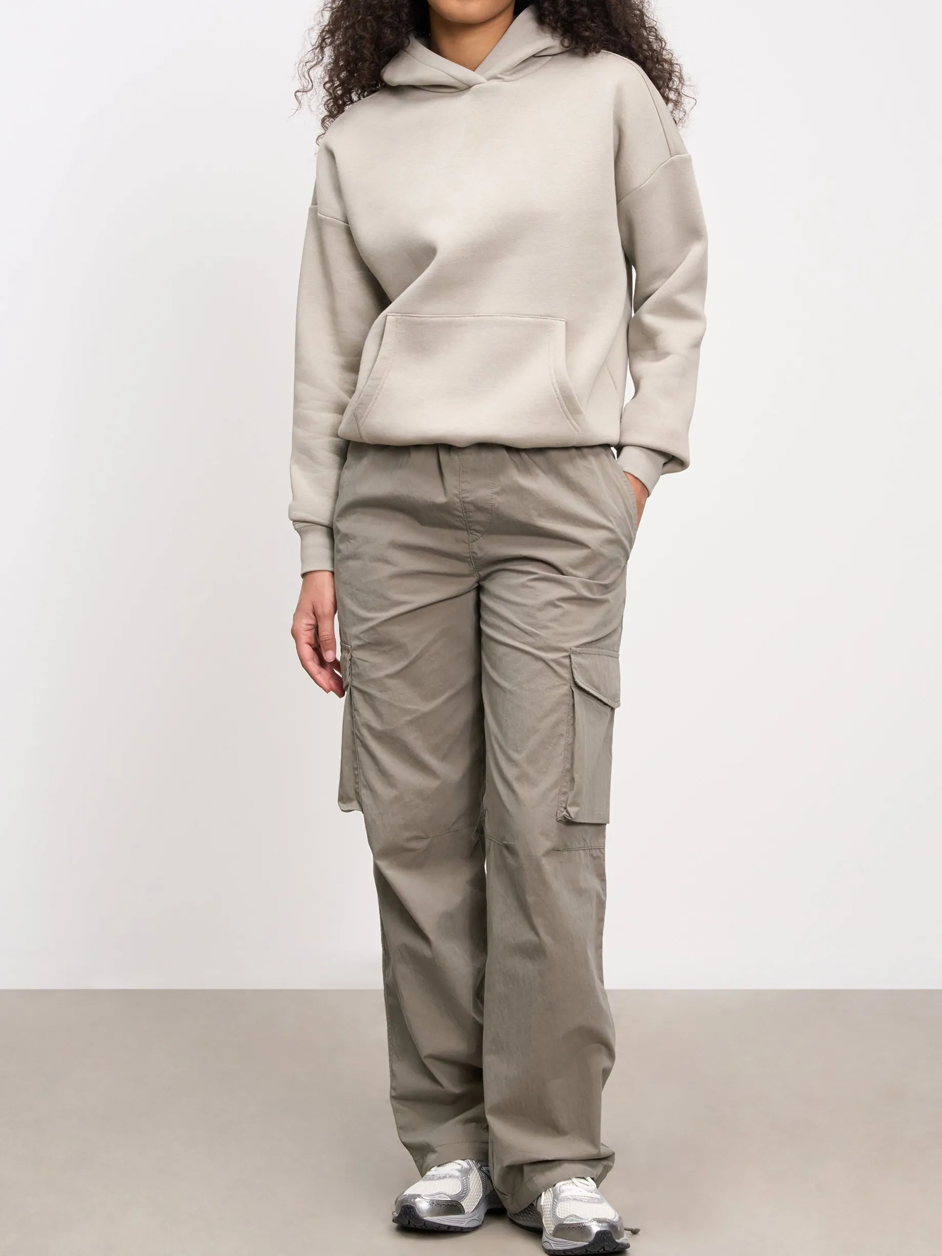 Womens Parachute Cargo Pant - Olive