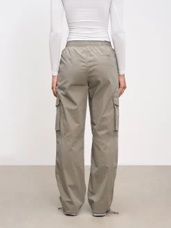 Womens Parachute Cargo Pant - Olive