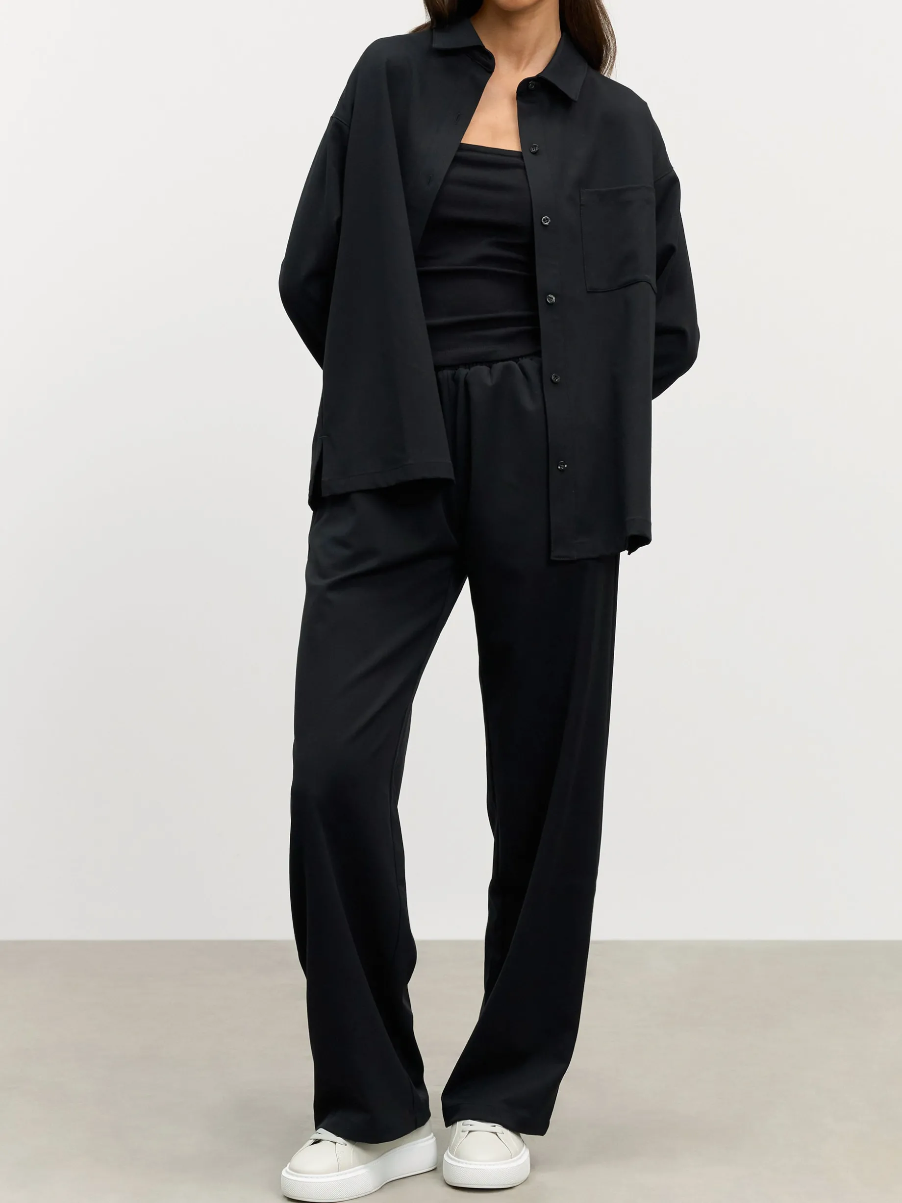 Womens Pull On Trouser - Black