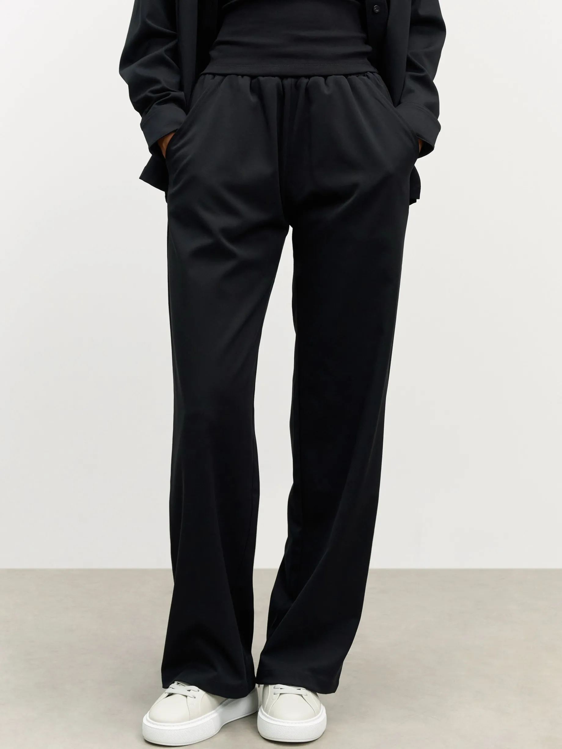 Womens Pull On Trouser - Black