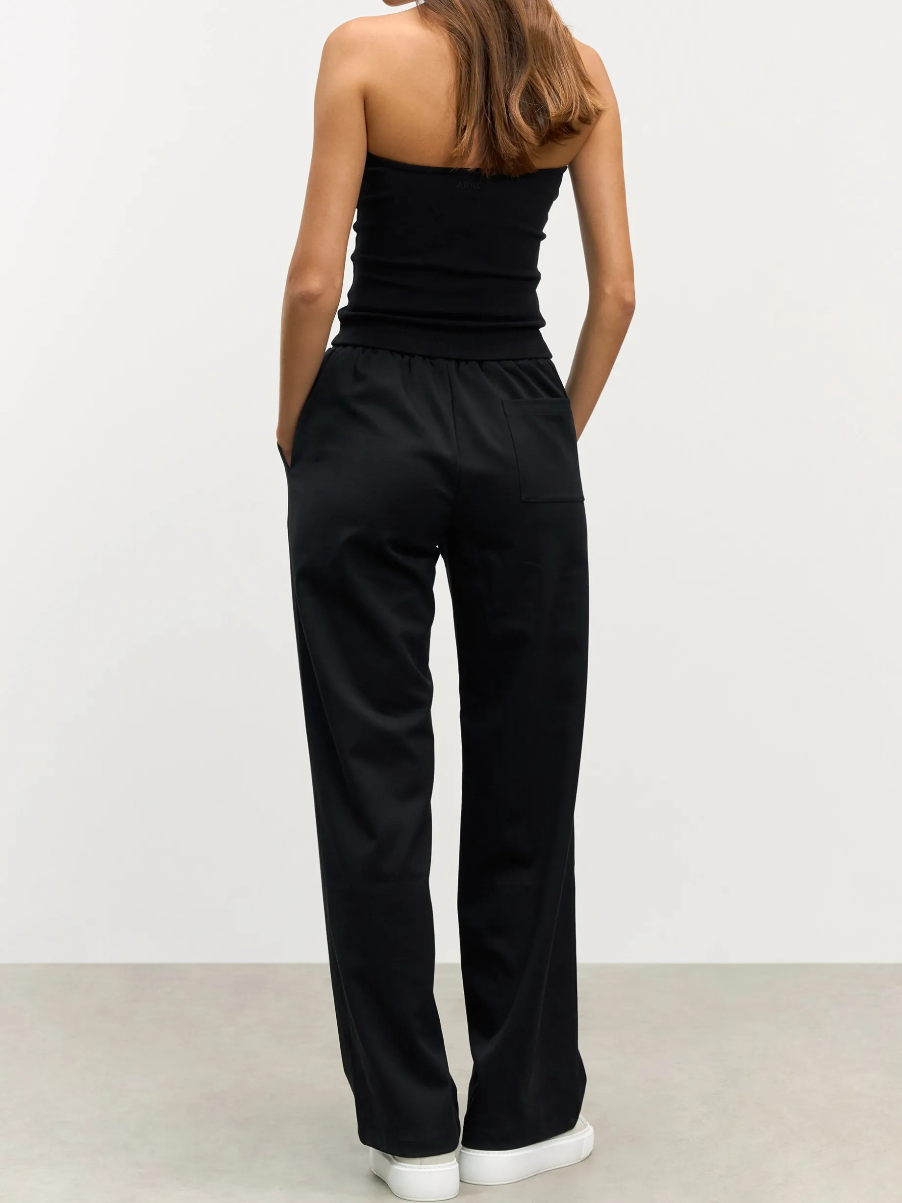 Womens Pull On Trouser - Black