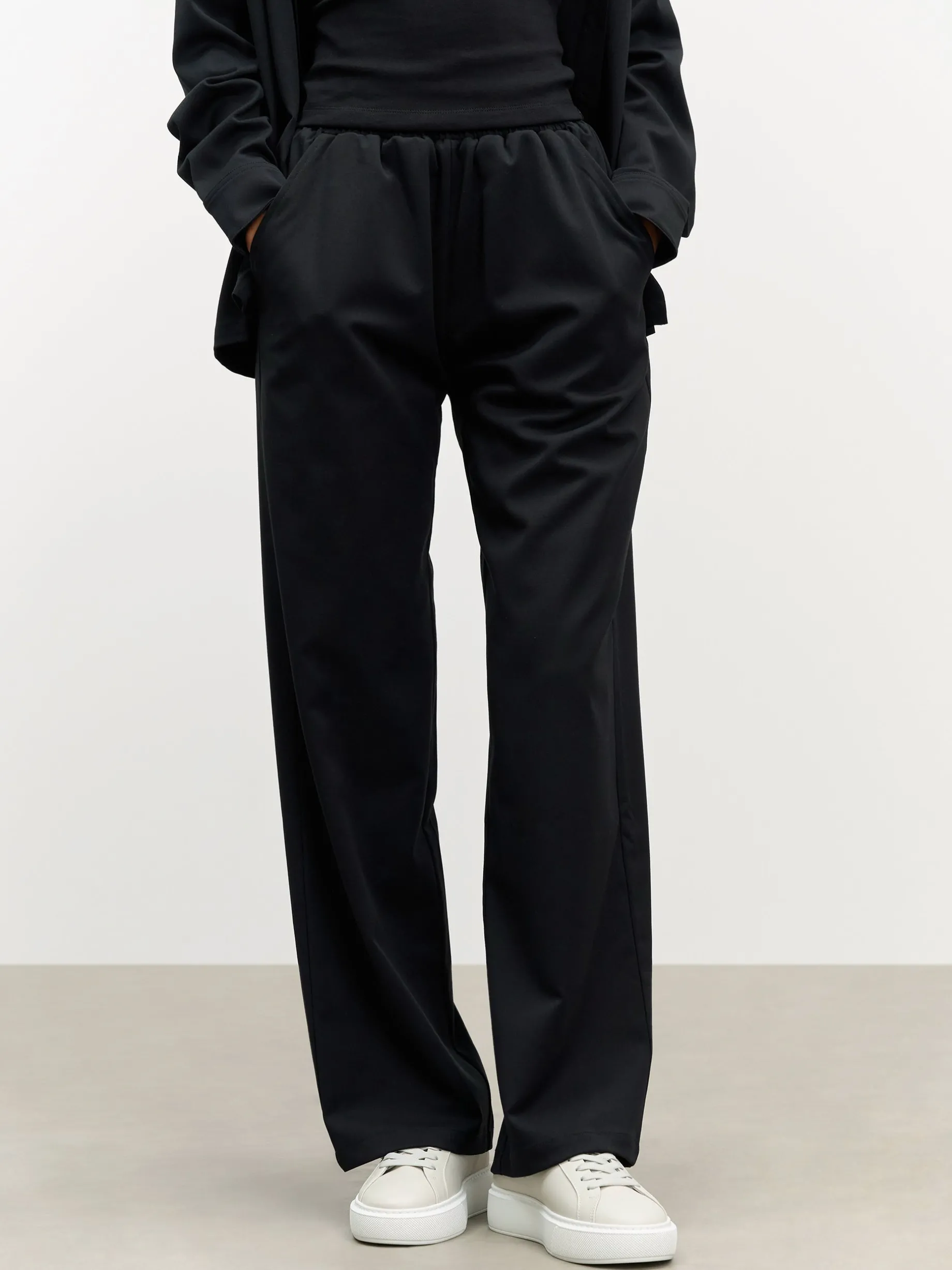 Womens Pull On Trouser - Black