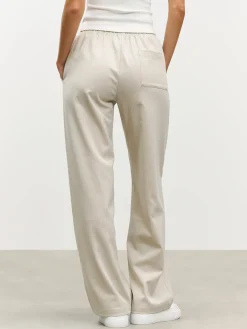 Womens Pull On Trouser - Stone