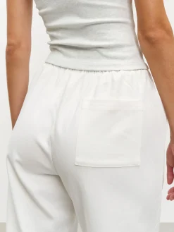 Womens Pull On Trouser - White
