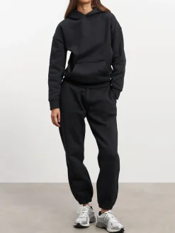 Womens Relaxed Cuffed Jogger - Black