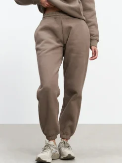 Womens Relaxed Cuffed Jogger - Taupe