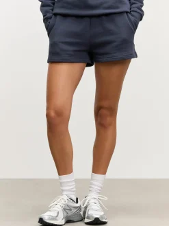 Womens Relaxed Jersey Short - Slate Blue