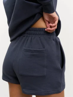 Womens Relaxed Jersey Short - Slate Blue