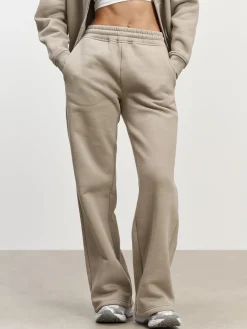 Womens Relaxed Straight Leg Jogger - Stone