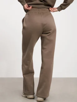 Womens Relaxed Straight Leg Jogger - Taupe